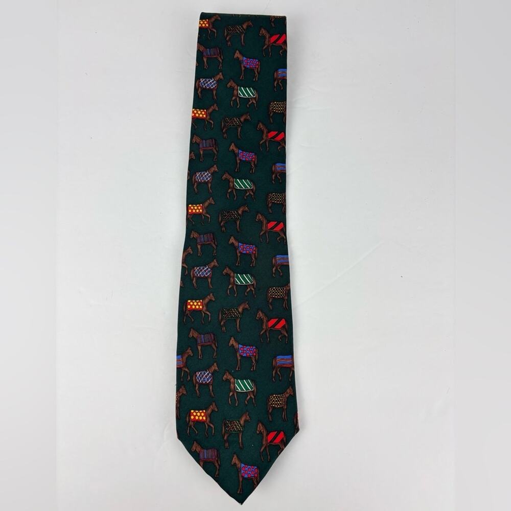 Vintage Alynn Neckwear Horse Blankets Neck Ties